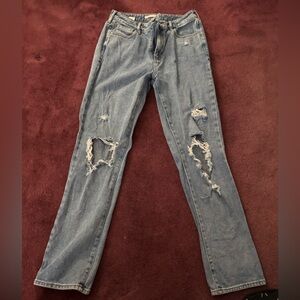 PacSun Blue Straight Leg Women Jeans